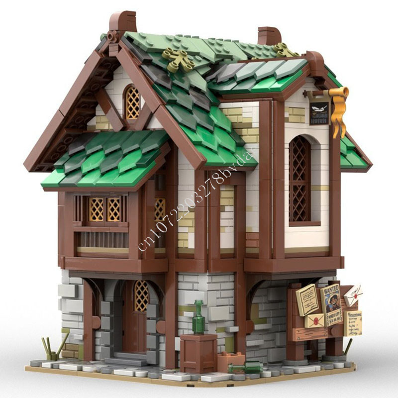 Home Office Tax - 1688 PCS Medieval Tax Office Building
