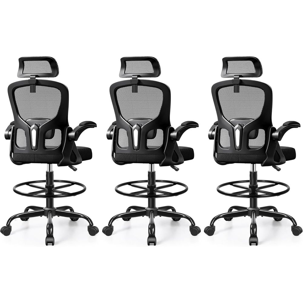 Ergonomic Office Chair - Ergonomic High-Back Office Chair with Lumbar