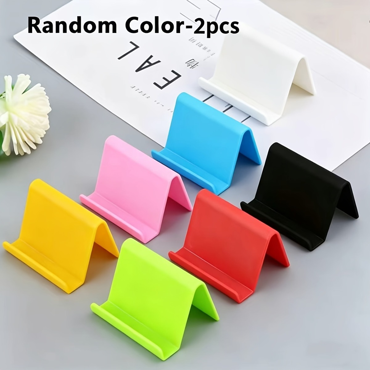 Home Office With View - 2Pcs Random Color Cute Plastic Phone