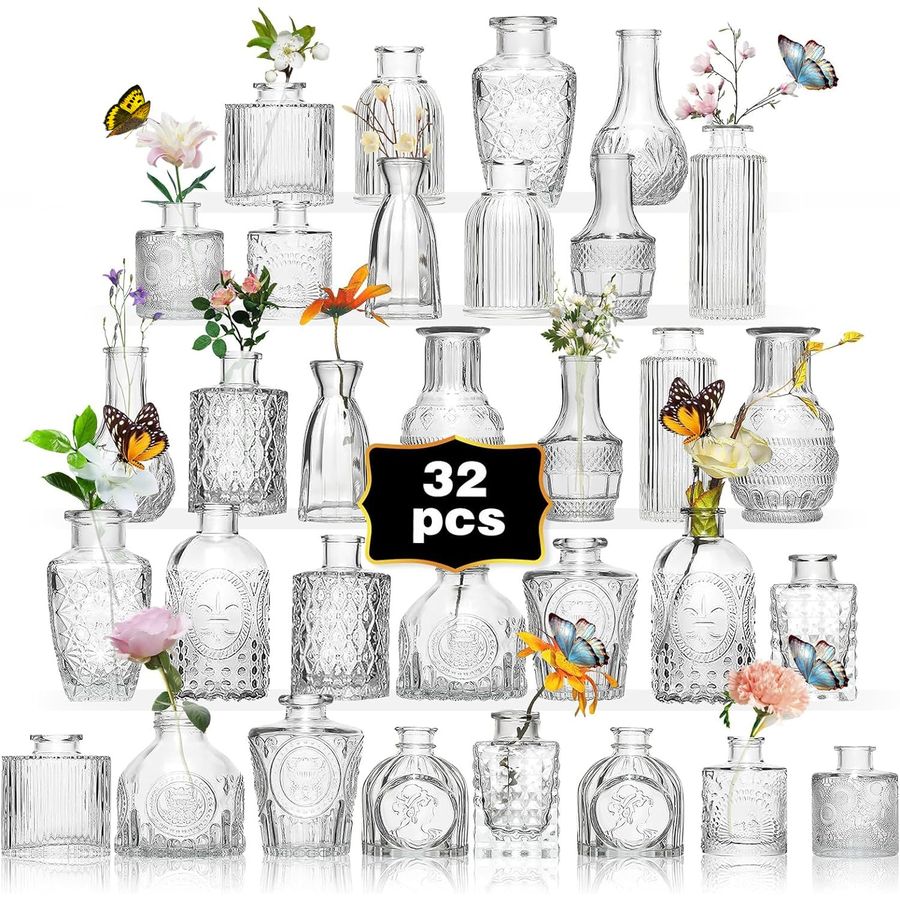 Plant Desk Mini - Bud Vase Set of 32PCS Wedding