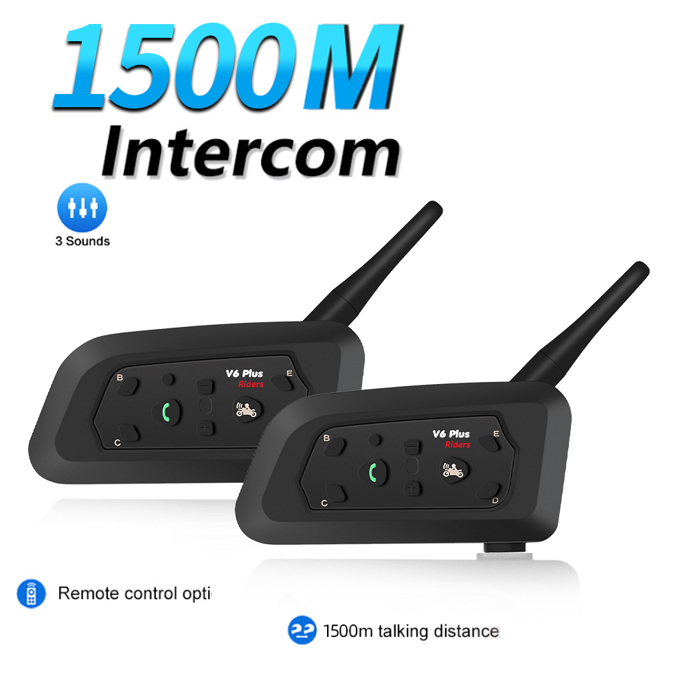 Home Office Headset - V6 Plus Motorcycle Helmet Intercom 2-Way