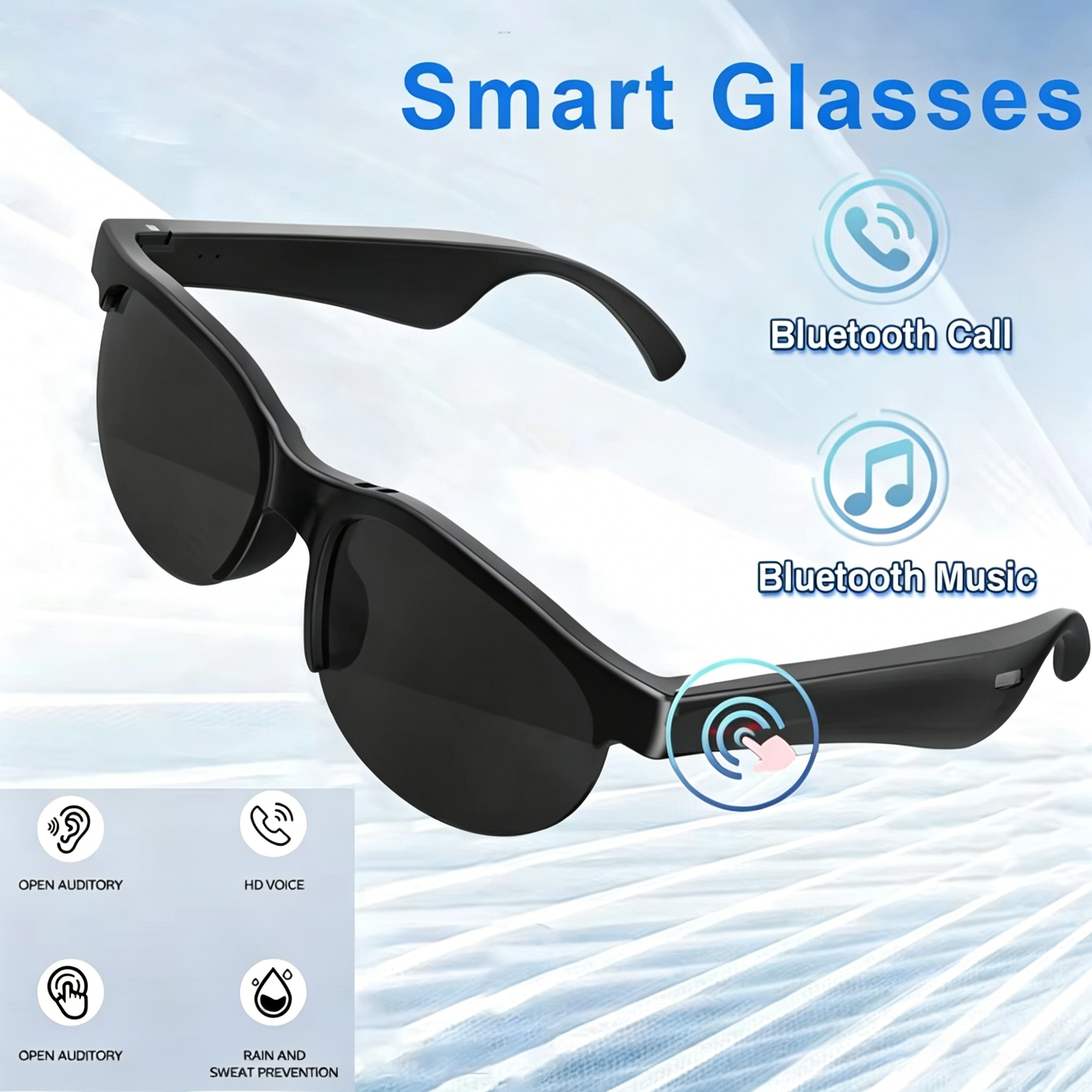Home Office Headset - LAXASFIT 2026 New Smart Glasses Men