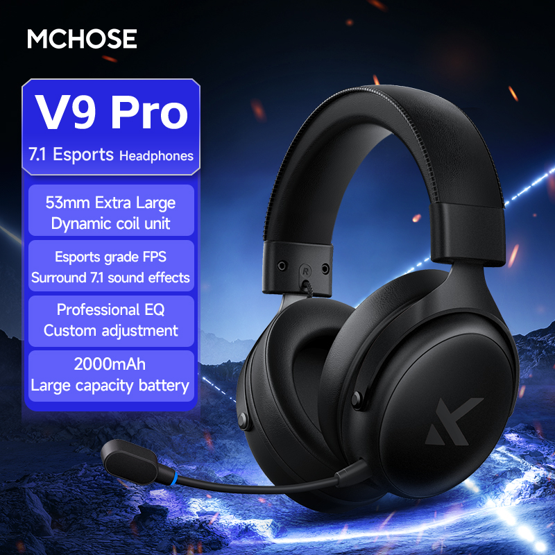 Home Office Headset - MCHOSE V9 Pro Headset with Microphone