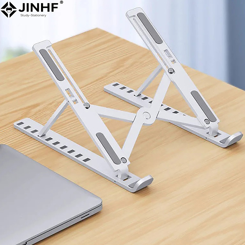 Laptop Stand Foldable - Plastic Laptop Holder Stand Adjustable Foldable