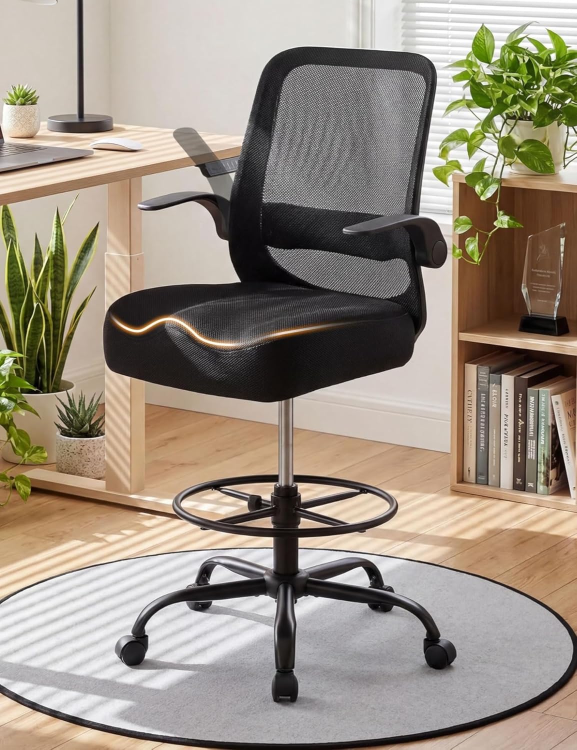 Ergonomic Office Chair - Drafting Chair 500LBS – Tall Office