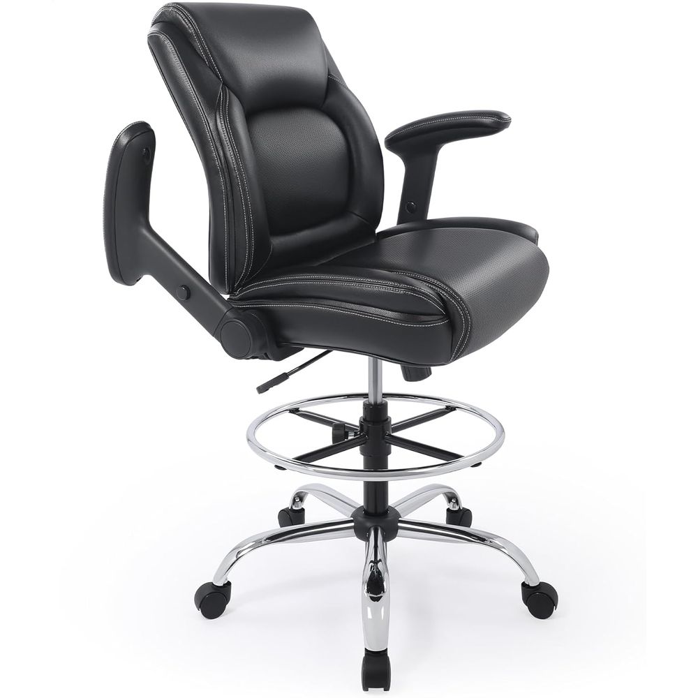 Ergonomic Office Chair - Luxury Ergonomic Leather Adjustable Office Chair