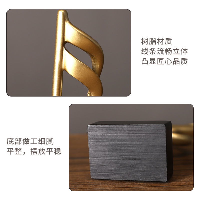 3pcs Minimalist Resin Musical  - Home Office And Tv Room Ideas บทวิจารณ์และราคา