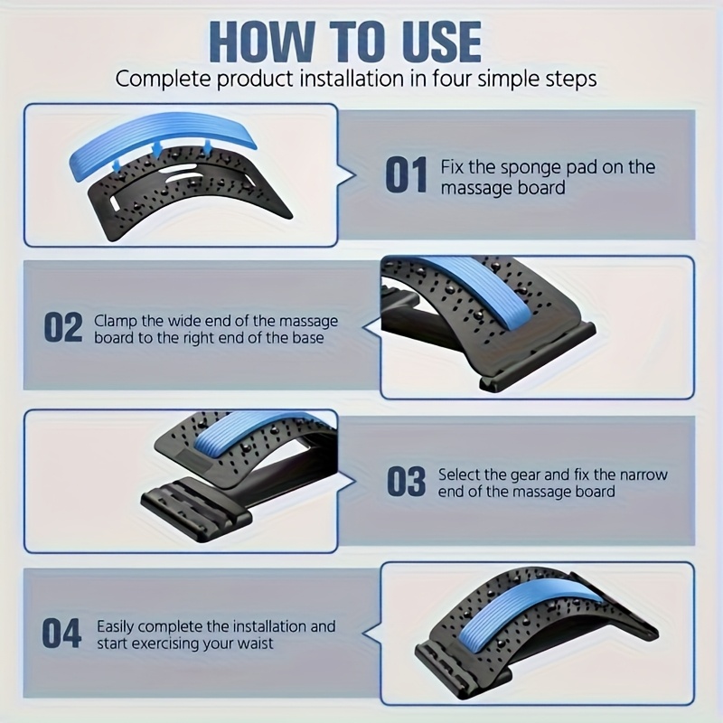 3-Level Back Stretcher Posture - Home Office Equipment บทวิจารณ์และราคา