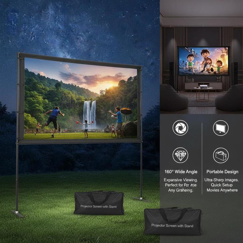 Portable Movie Display 80 Inch - Home Office With View บทวิจารณ์และราคา
