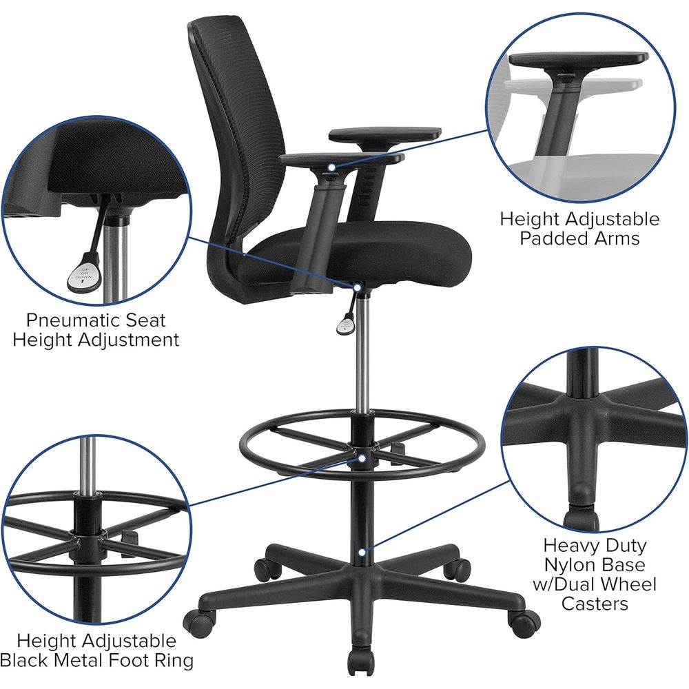 Ergonomic Mesh Office Chair wi - Ergonomic Office Chair บทวิจารณ์และราคา