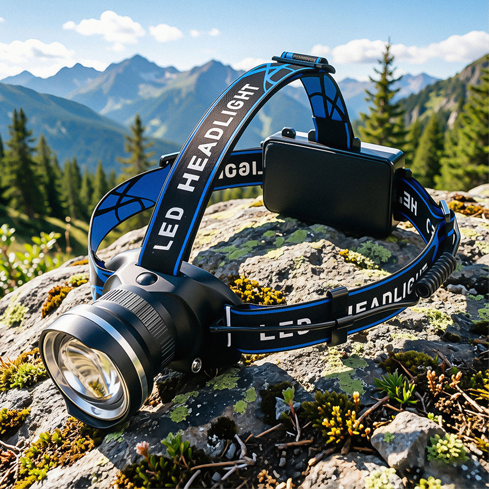 LED Aluminum Alloy Headlamp 4- - Zoom Lighting Kit บทวิจารณ์และราคา