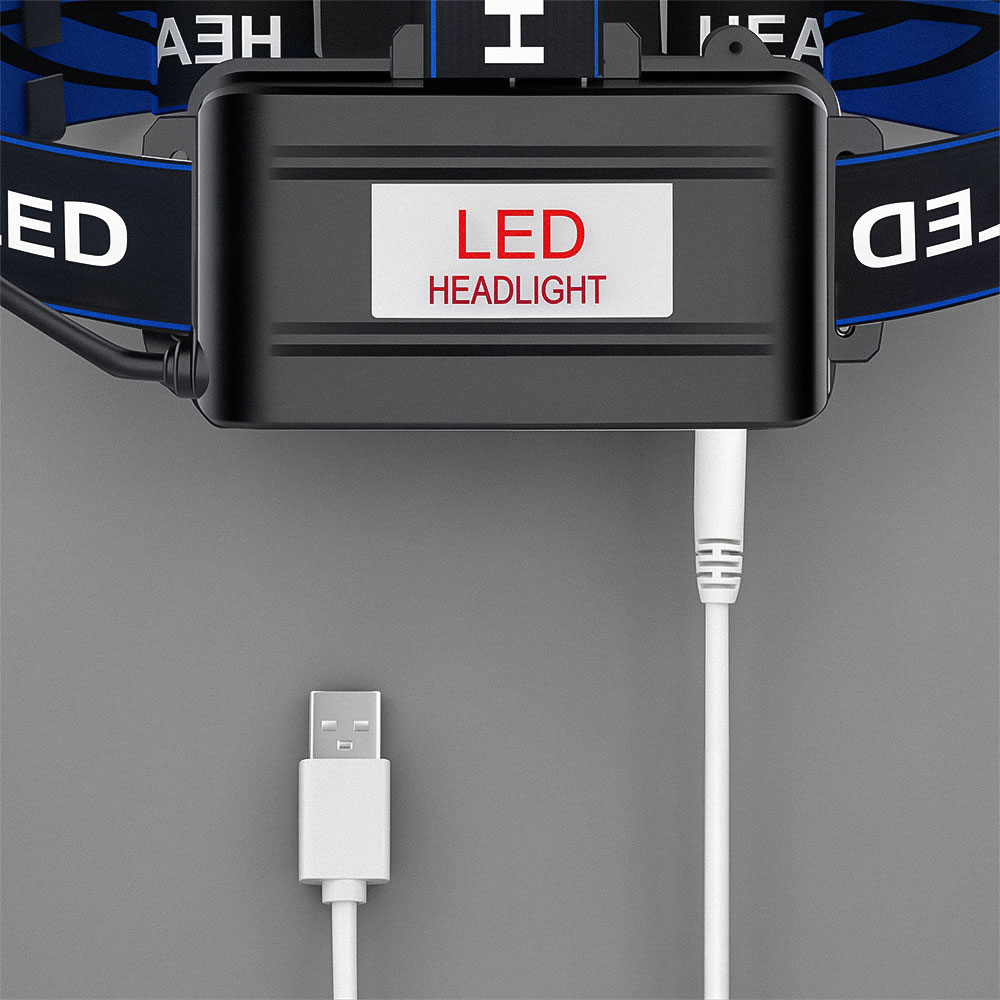 LED Aluminum Alloy Headlamp 4- - Zoom Lighting Kit บทวิจารณ์และราคา