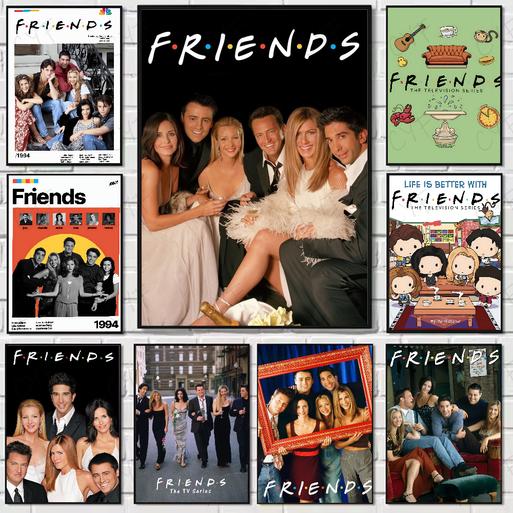 Classic F-Friends TV Show Post - Home Office And Tv Room Ideas บทวิจารณ์และราคา