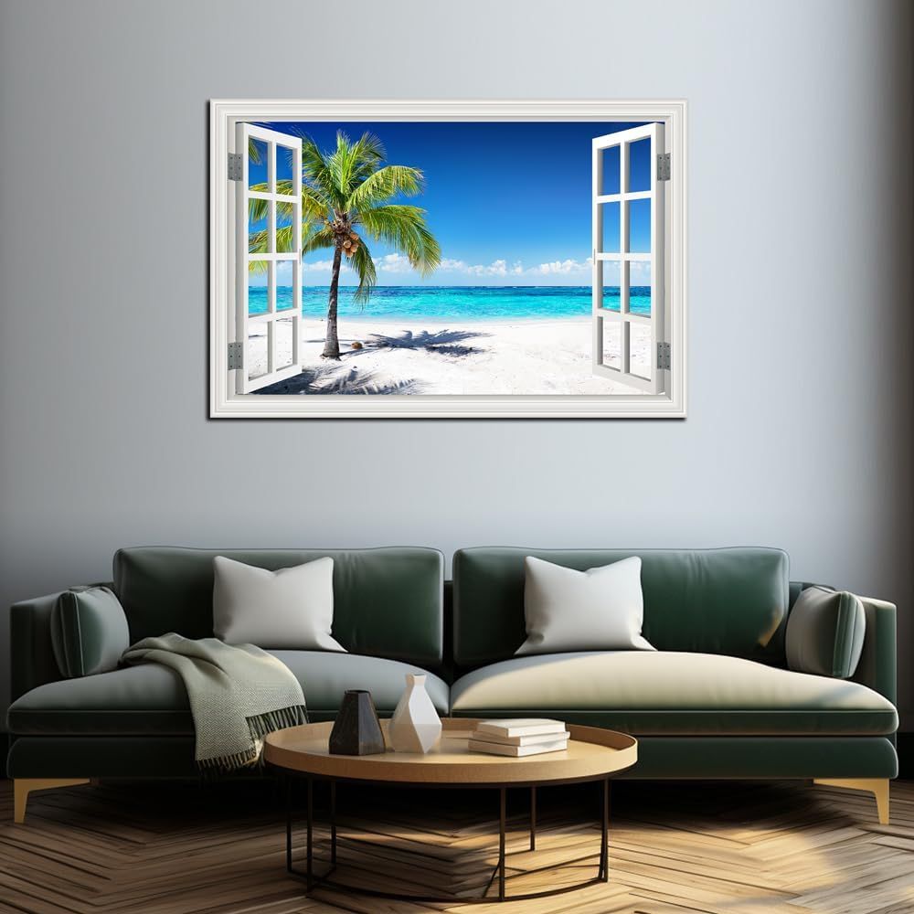 Beach Picture for Living Room  - Home Office With View บทวิจารณ์และราคา