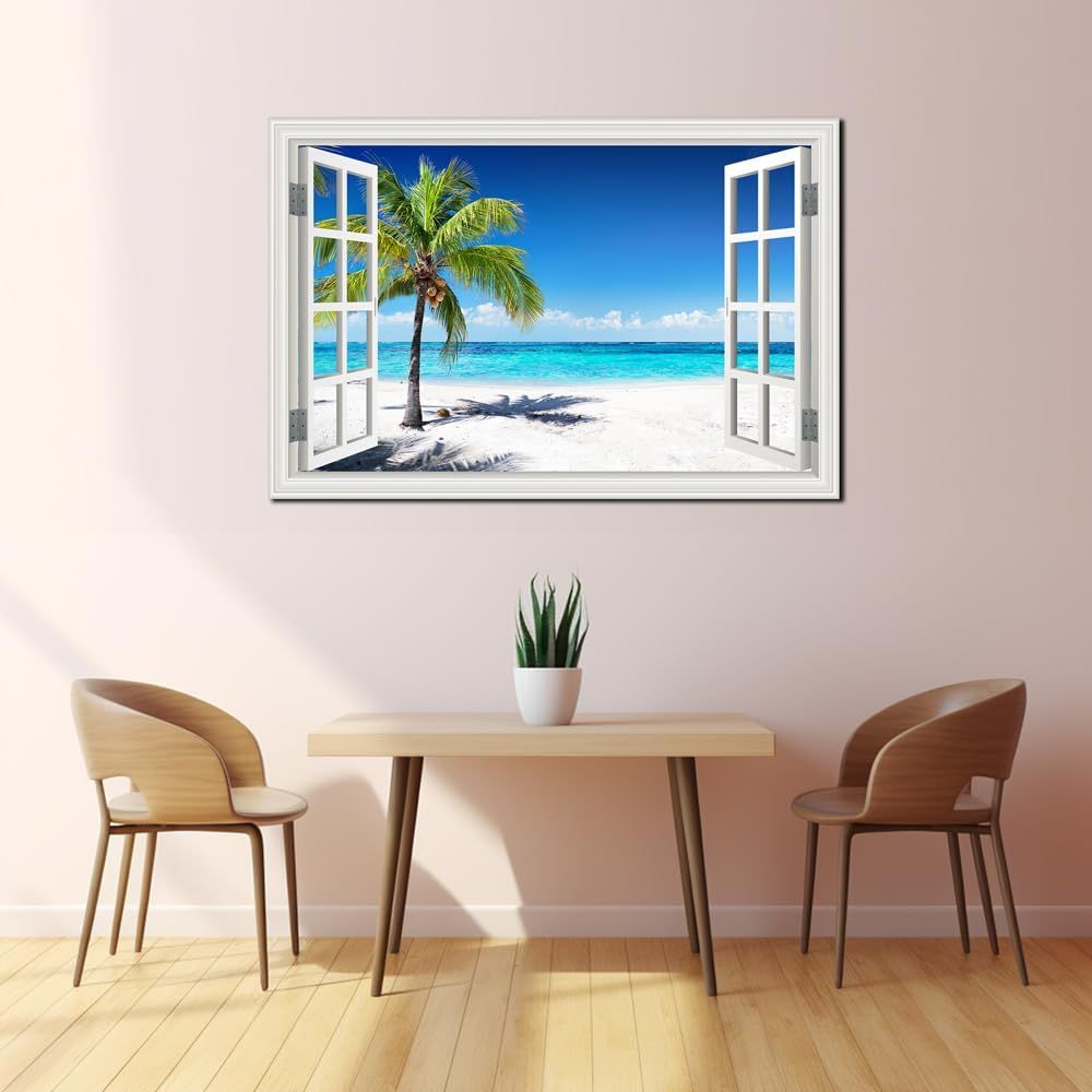 Beach Picture for Living Room  - Home Office With View บทวิจารณ์และราคา
