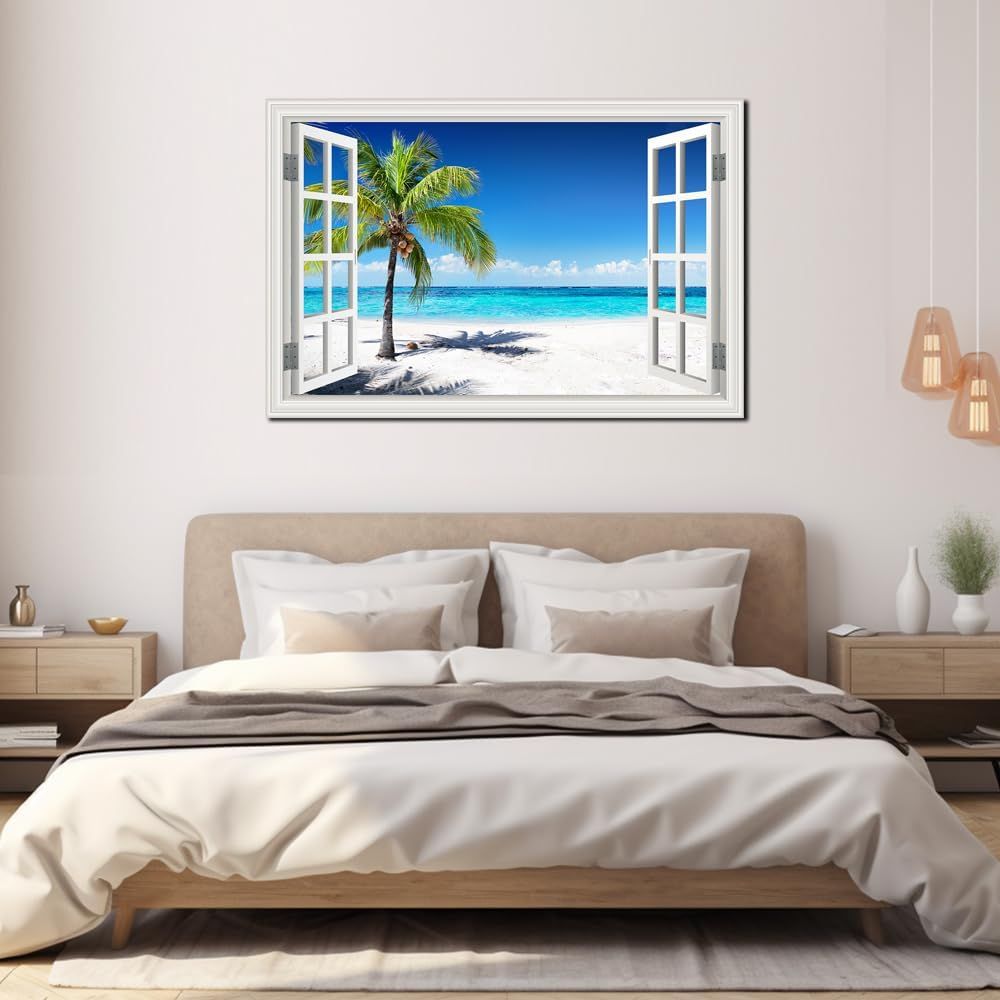 Beach Picture for Living Room  - Home Office With View บทวิจารณ์และราคา