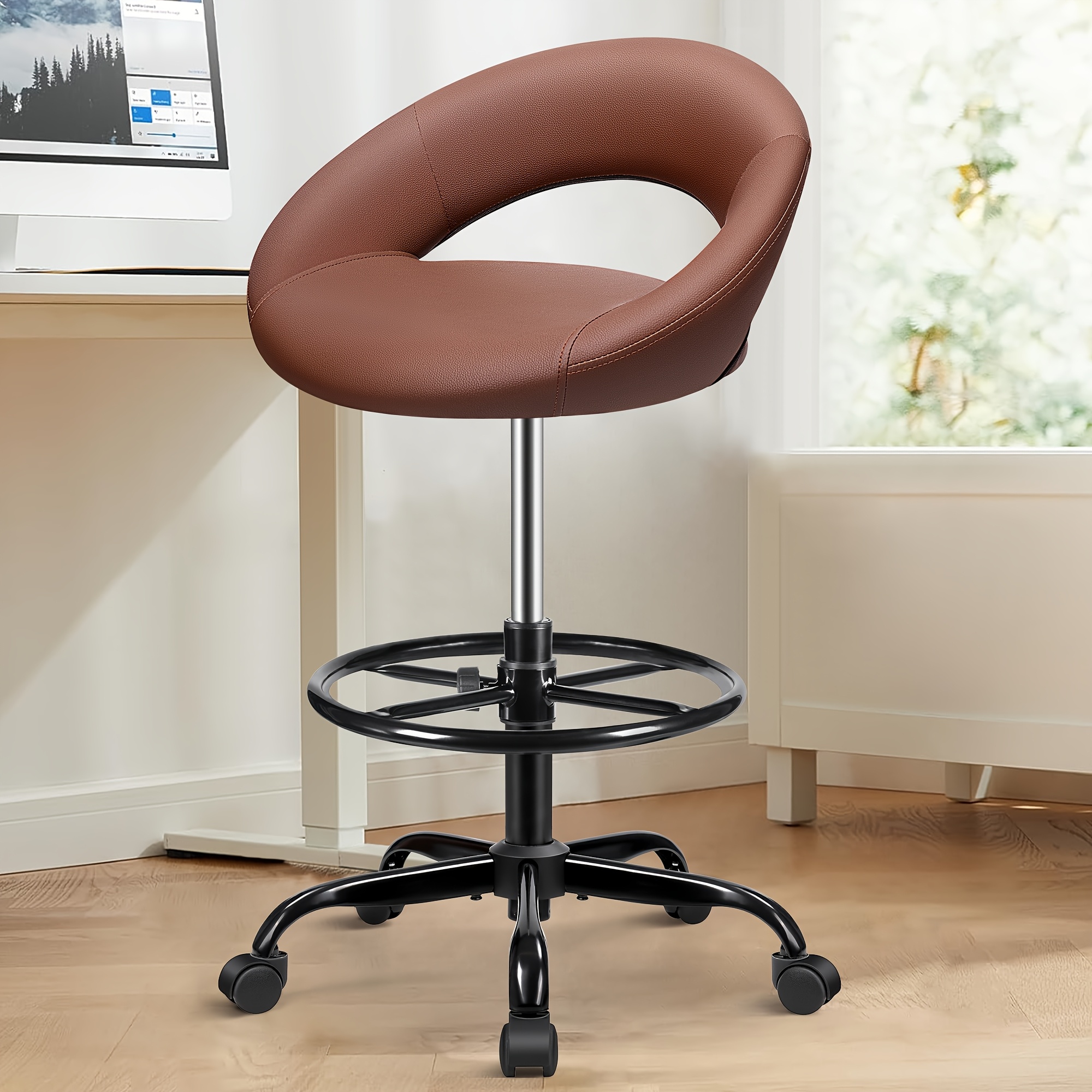 Ergonomic Drafting Chair - PU  - Ergonomic Office Chair บทวิจารณ์และราคา