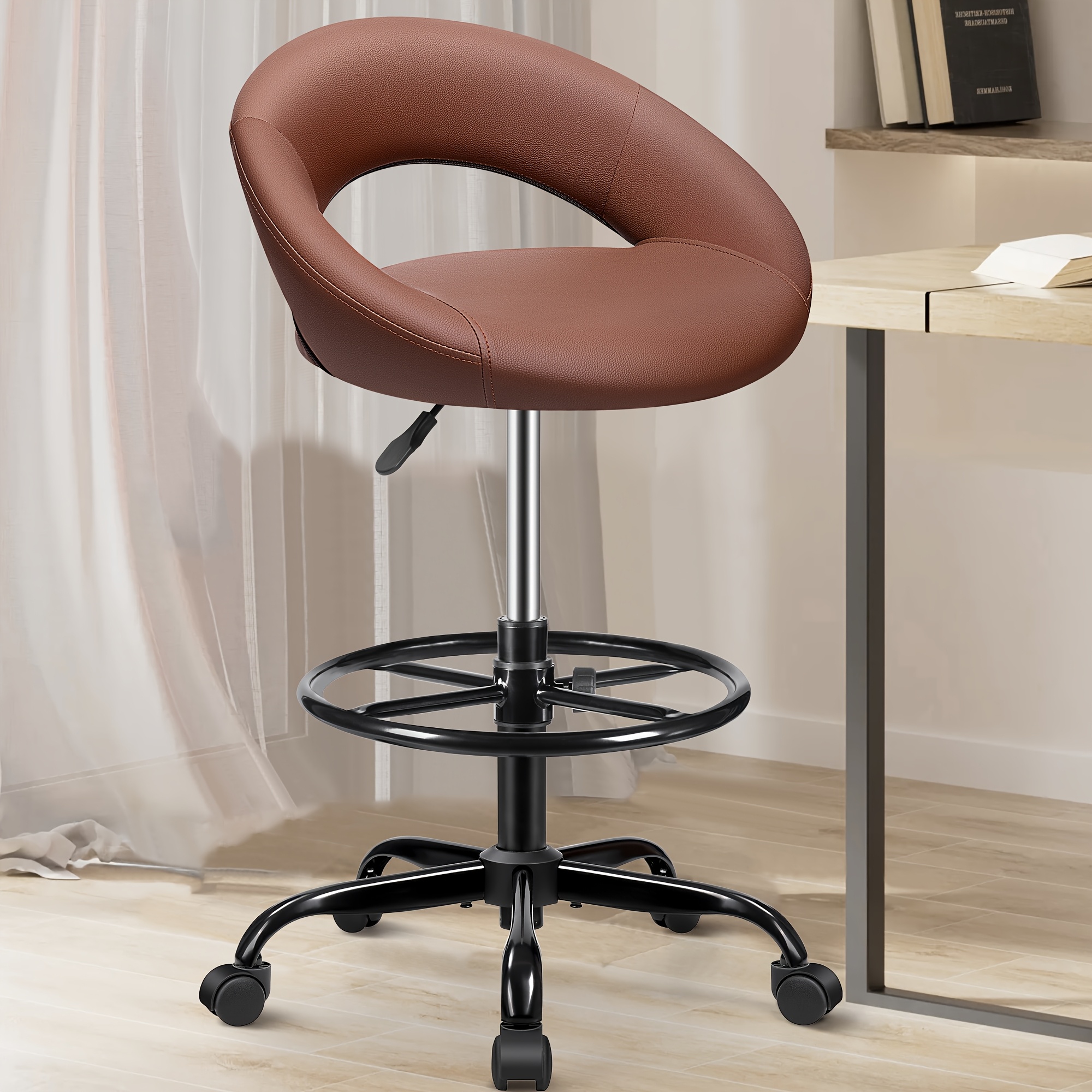 Ergonomic Drafting Chair - PU  - Ergonomic Office Chair บทวิจารณ์และราคา