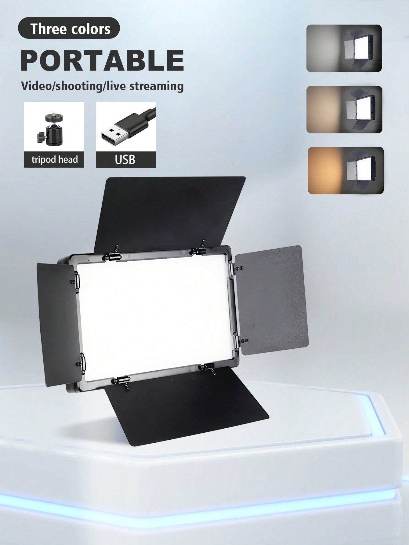 10 Inch Square 3-Color LED Fil - Zoom Lighting Kit บทวิจารณ์และราคา