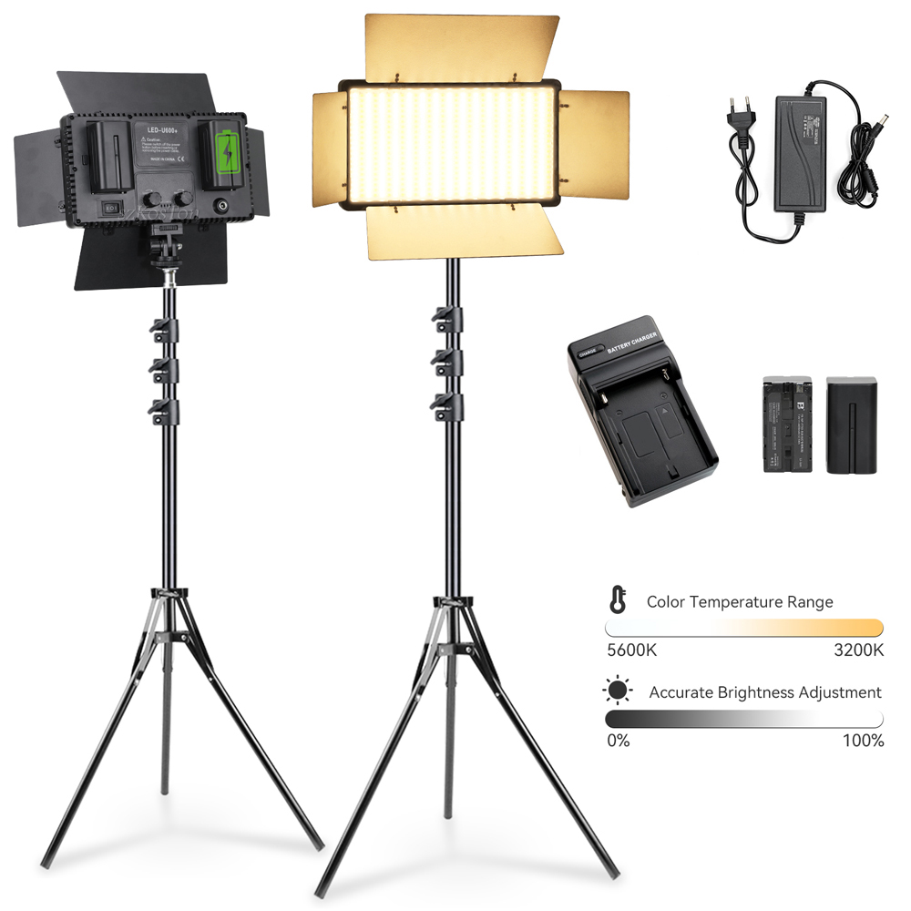 U600 LED Photo Studio Light fo - Zoom Lighting Kit บทวิจารณ์และราคา