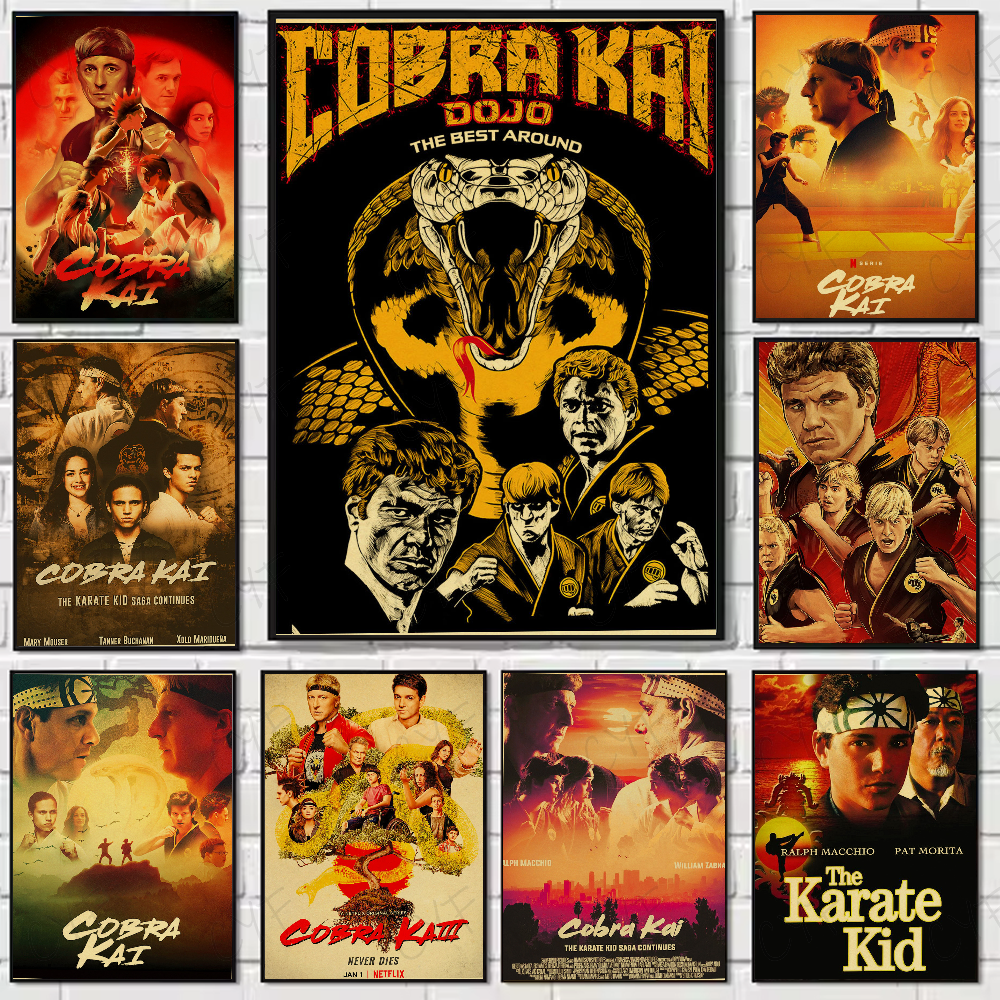 C-Cobra Kai Vintage Tv Series  - Home Office And Tv Room Ideas บทวิจารณ์และราคา