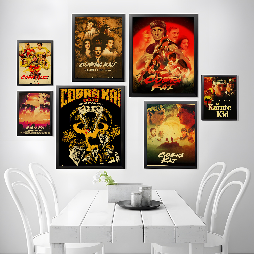 C-Cobra Kai Vintage Tv Series  - Home Office And Tv Room Ideas บทวิจารณ์และราคา