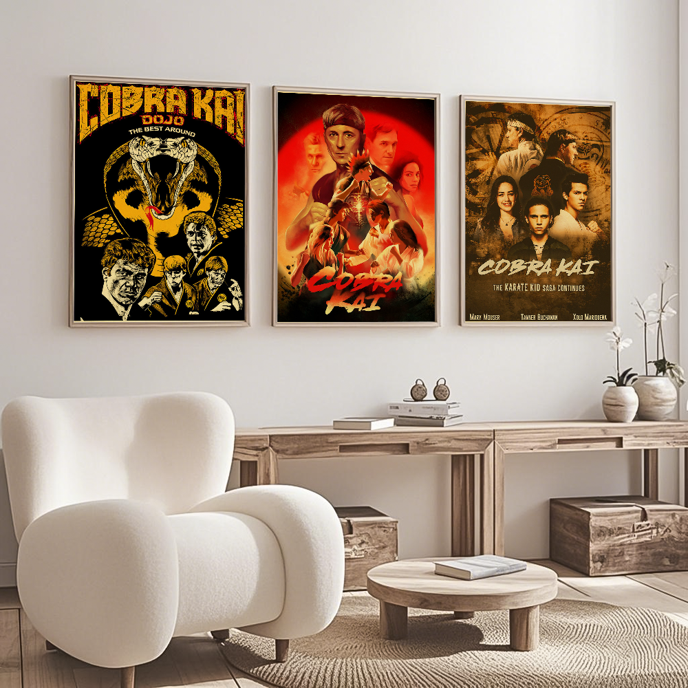 C-Cobra Kai Vintage Tv Series  - Home Office And Tv Room Ideas บทวิจารณ์และราคา