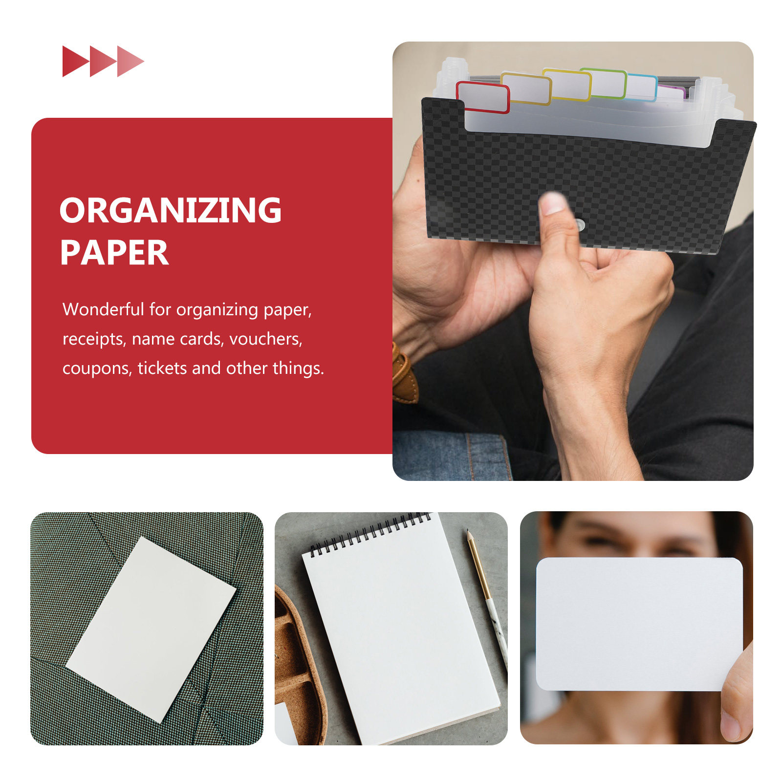 2Pcs Portable A6 Document Fold - Home Office Tax บทวิจารณ์และราคา