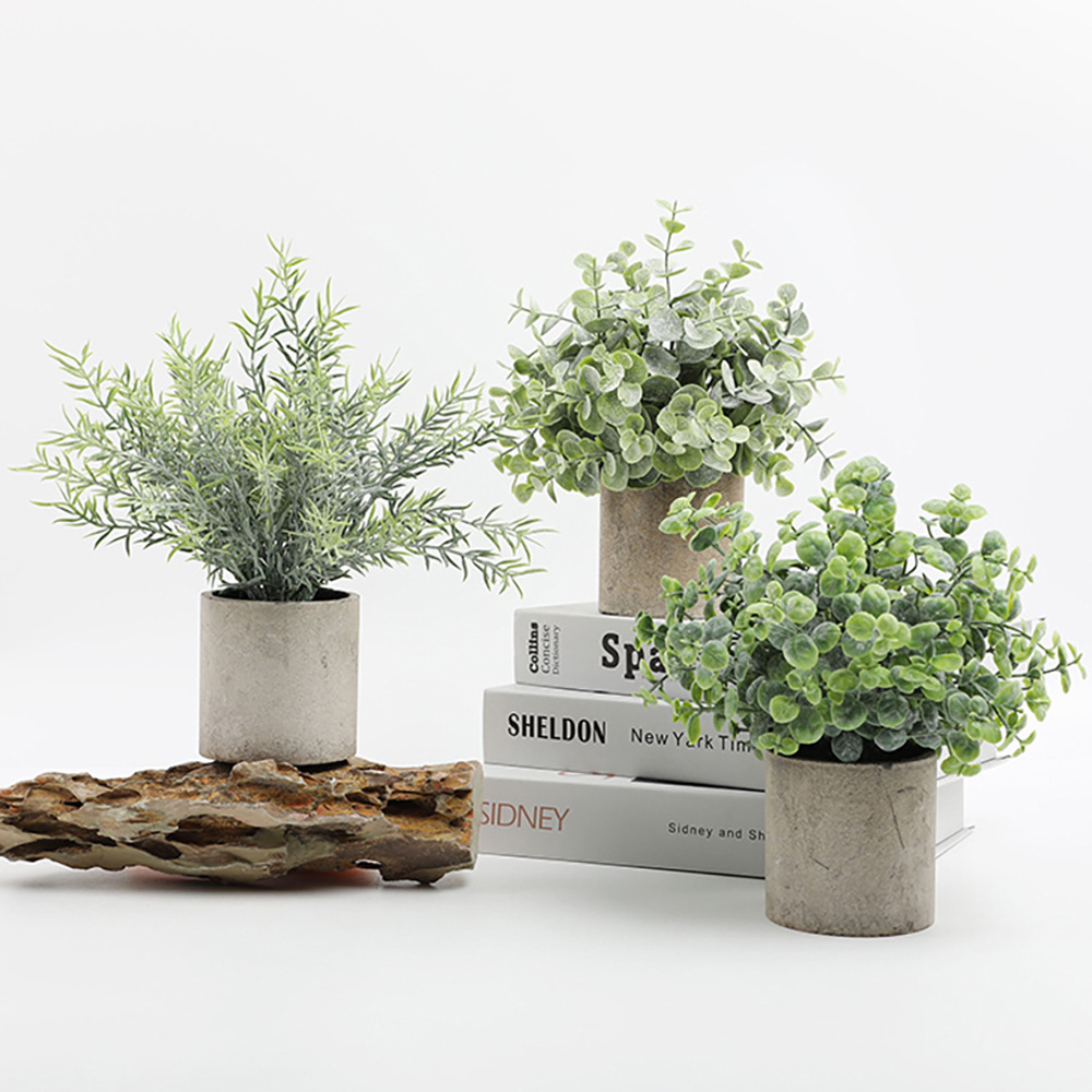 Artificial Plant Potted Eucaly - Plant Desk Mini บทวิจารณ์และราคา