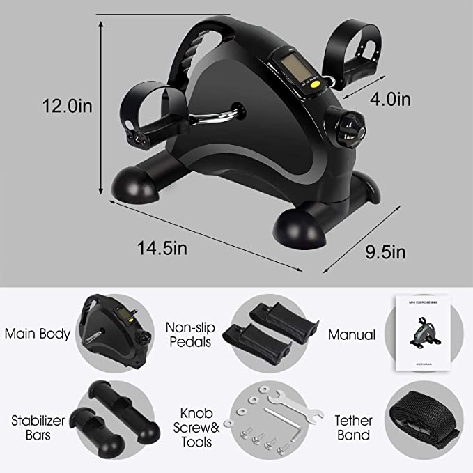 Under Desk Mini Elliptical Bik - Home Office Equipment บทวิจารณ์และราคา
