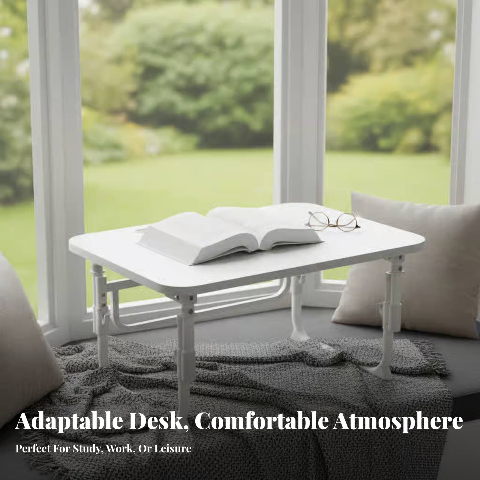 Adjustable Folding Lap Desk Fo - Laptop Stand Foldable บทวิจารณ์และราคา