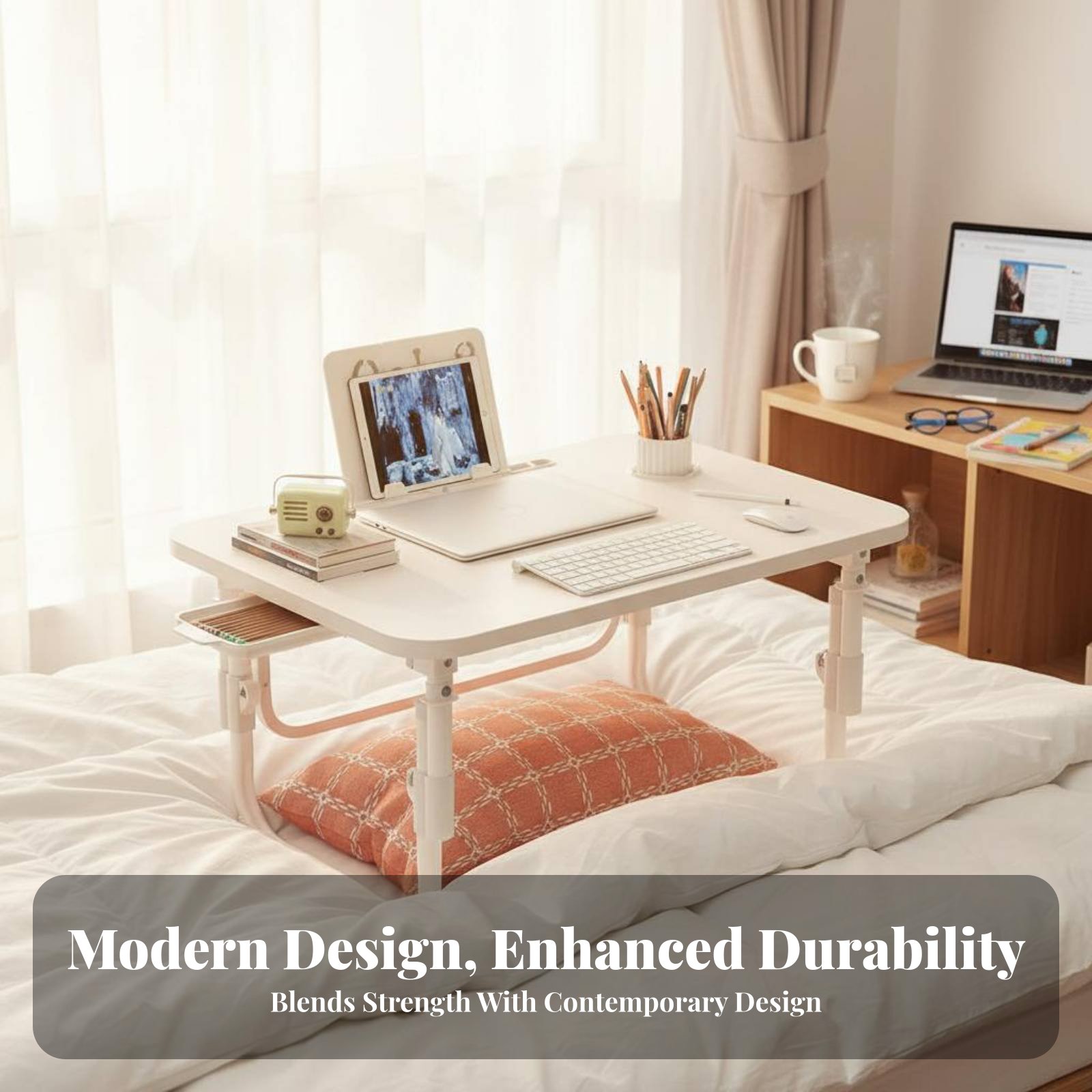 Adjustable Folding Lap Desk Fo - Laptop Stand Foldable บทวิจารณ์และราคา