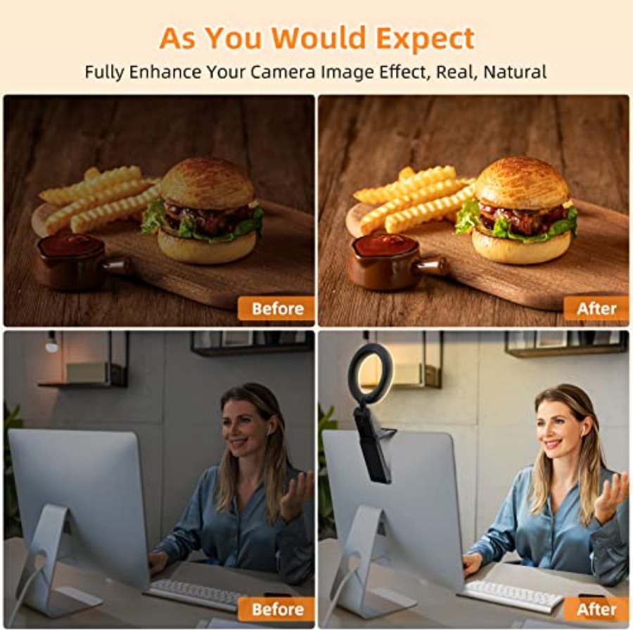 2Packs-Ring Light for Computer - Zoom Lighting Kit บทวิจารณ์และราคา