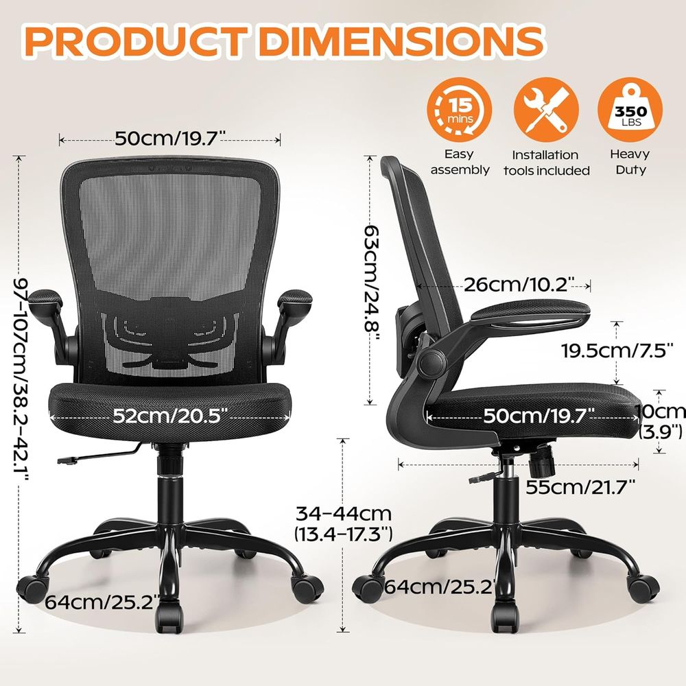 Mesh Desk Chair 2026 - Ergonom - Home Office Desk บทวิจารณ์และราคา
