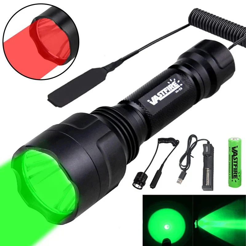 LED Tactical Hunting Flashligh - Zoom Lighting Kit บทวิจารณ์และราคา