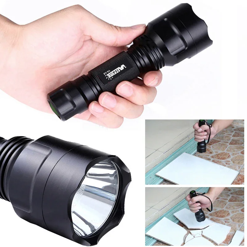 LED Tactical Hunting Flashligh - Zoom Lighting Kit บทวิจารณ์และราคา