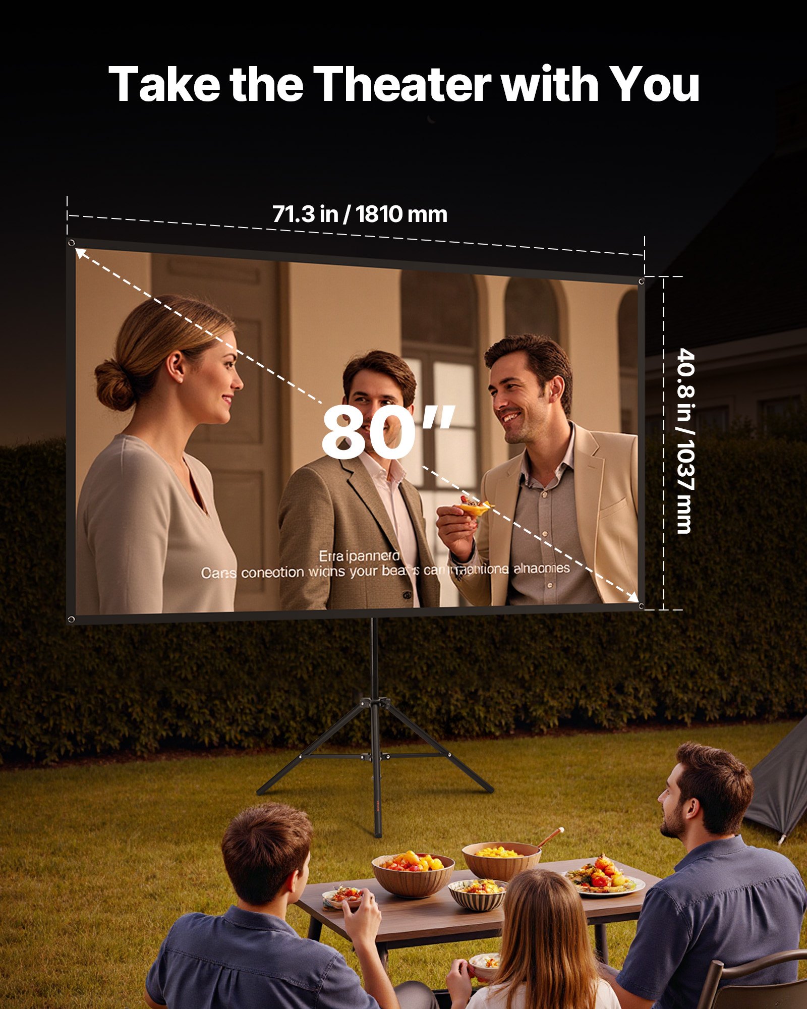 Tripod Projection Display 80 I - Home Office With View บทวิจารณ์และราคา