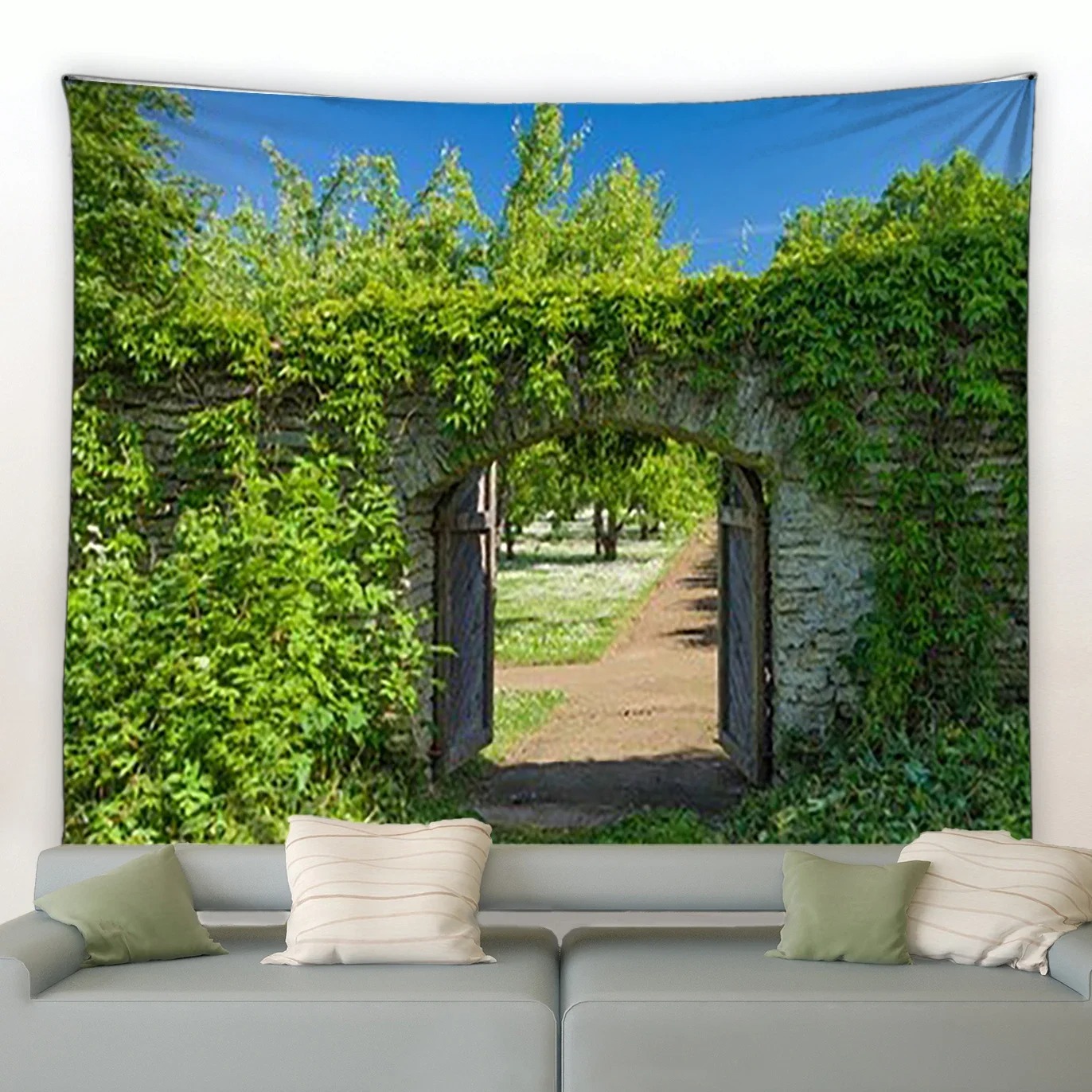 Home decoration tapestry hangi - Home Office With View บทวิจารณ์และราคา