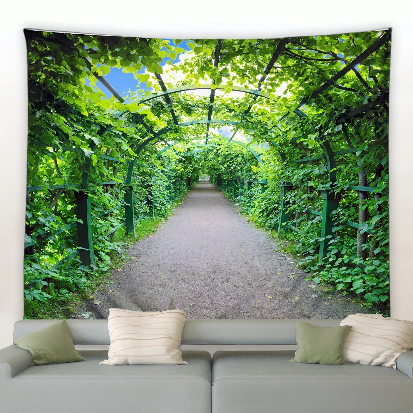 Home decoration tapestry hangi - Home Office With View บทวิจารณ์และราคา