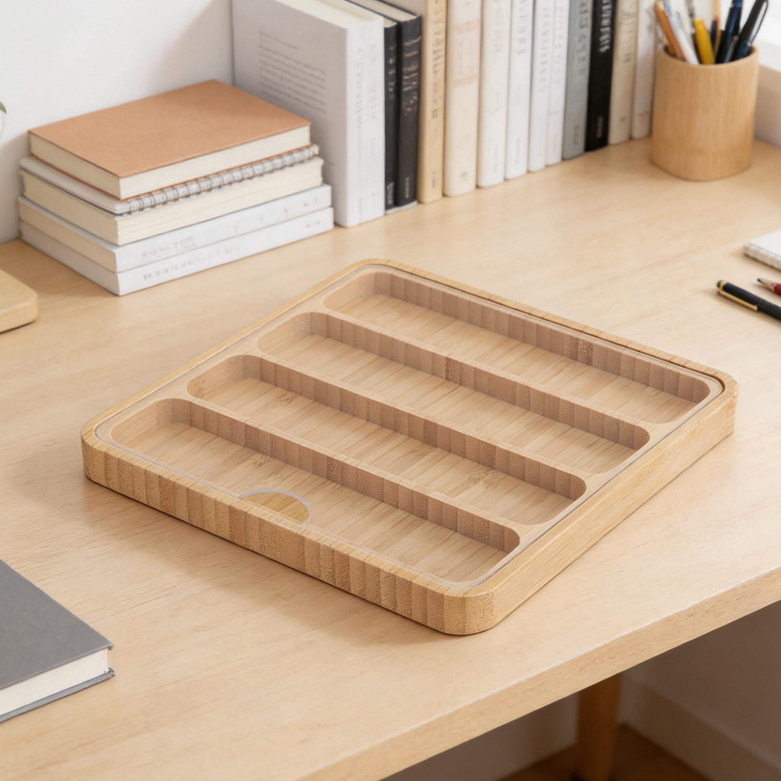 Bamboo Watch Band Storage Box  - Home Office Box บทวิจารณ์และราคา