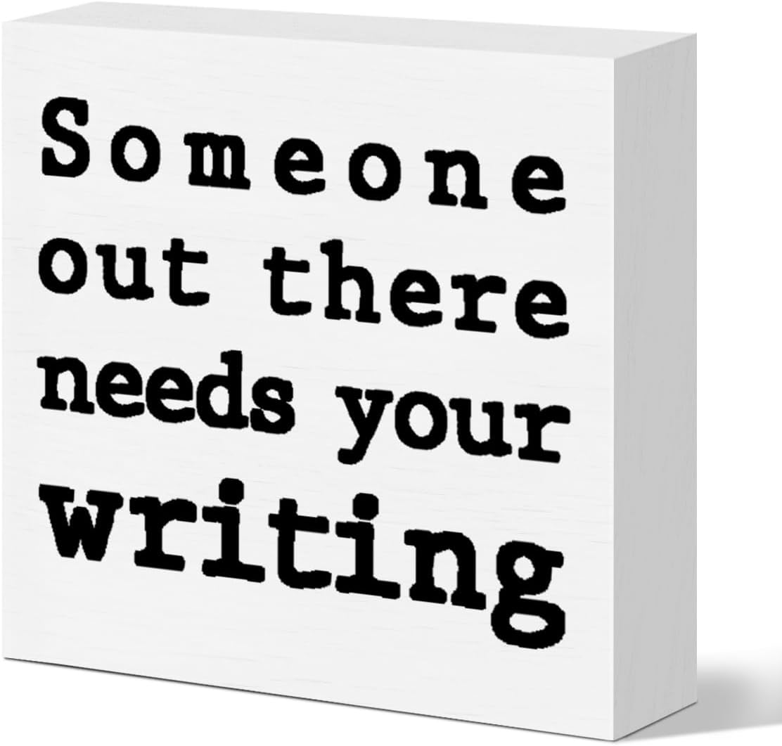 Wooden Box Sign for Writers, N - Home Office Box บทวิจารณ์และราคา