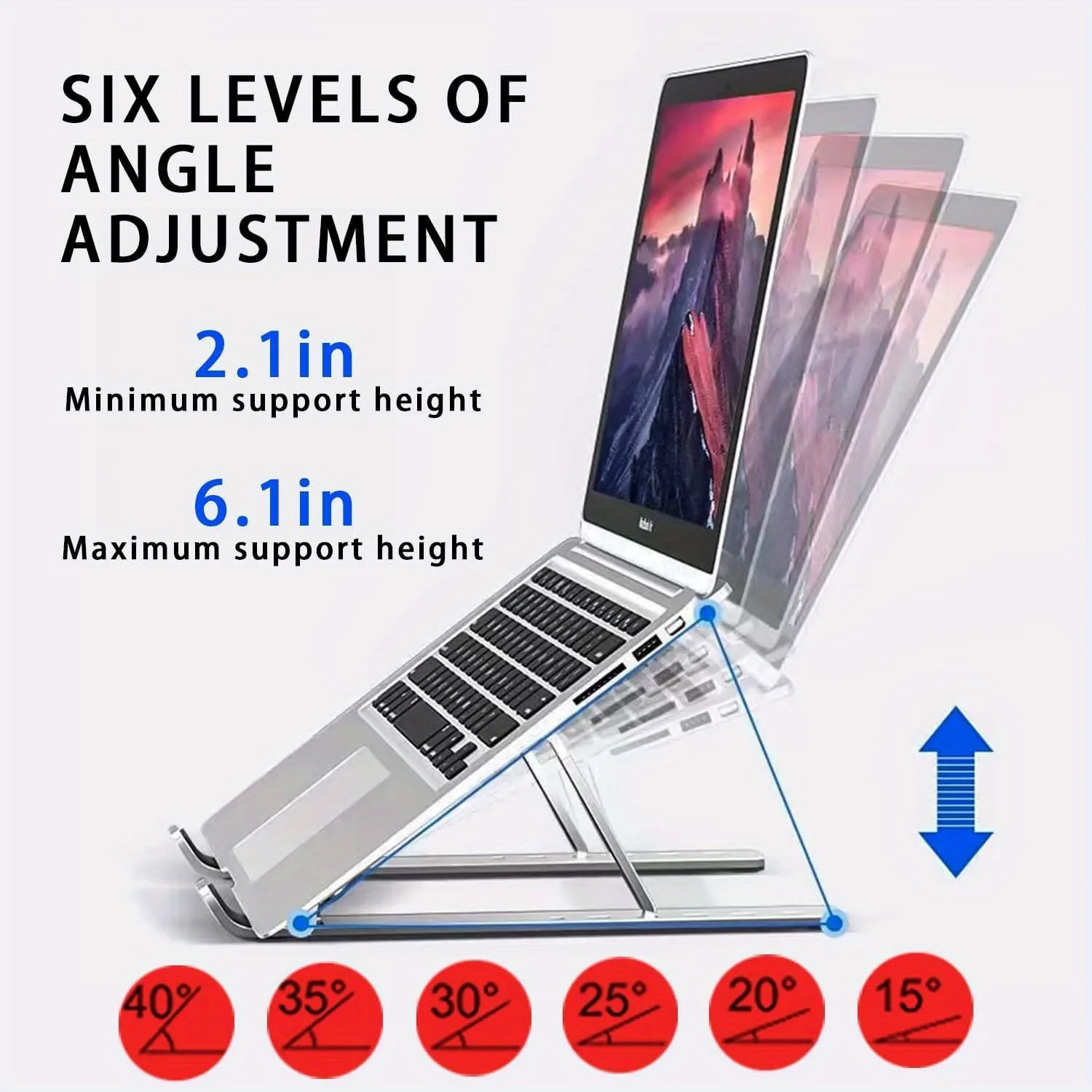 Adjustable Aluminum Laptop Sta - Laptop Stand Foldable บทวิจารณ์และราคา