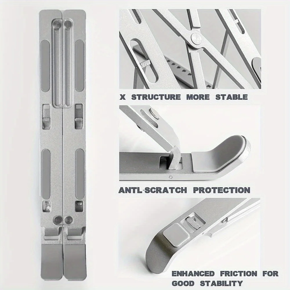 Adjustable Aluminum Laptop Sta - Laptop Stand Foldable บทวิจารณ์และราคา