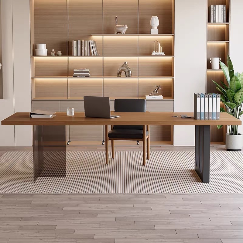 Italian Acrylic Floating Woode - Home Office Desk บทวิจารณ์และราคา