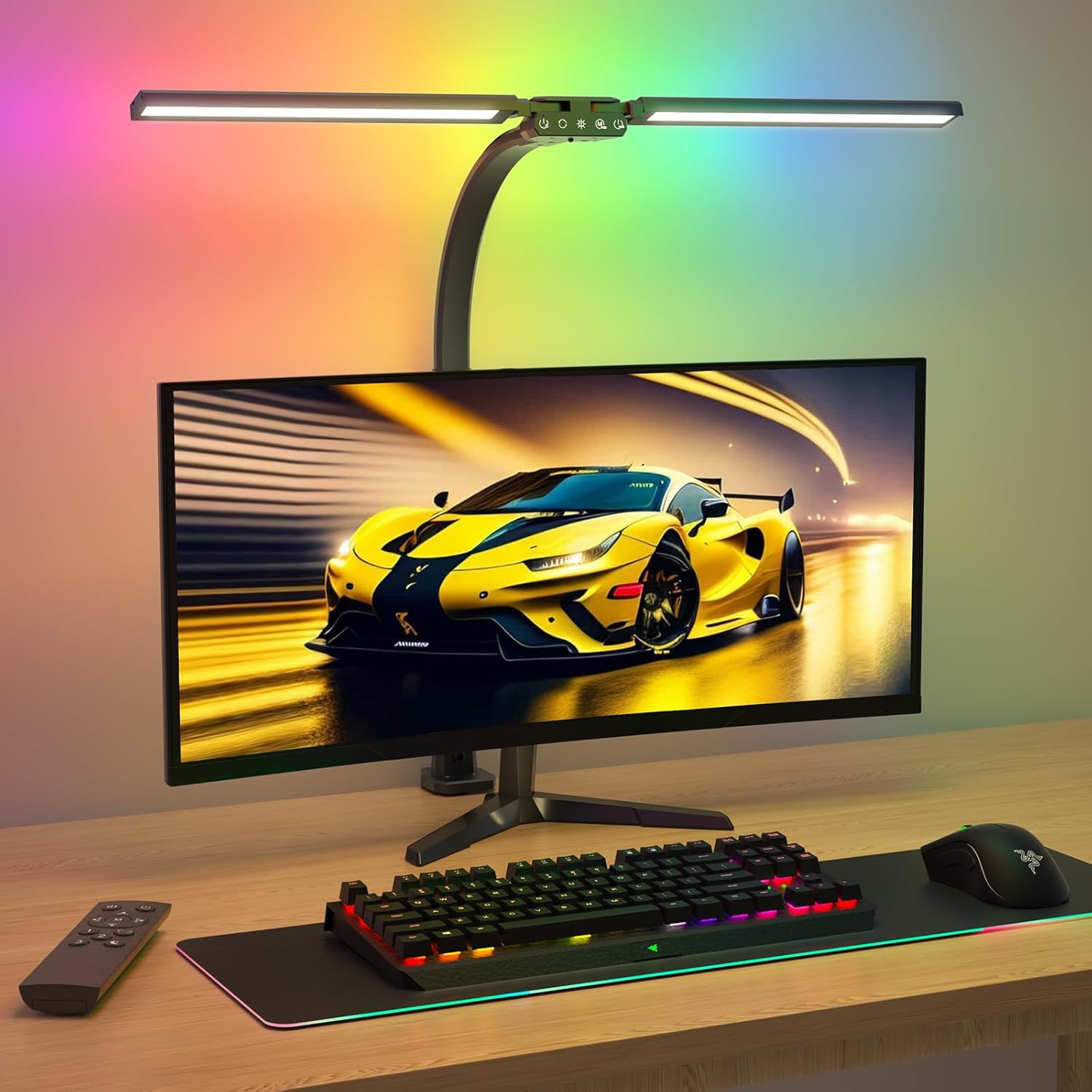 Upgraded RGB LED Desk Lamp wit - Home Office Desk บทวิจารณ์และราคา