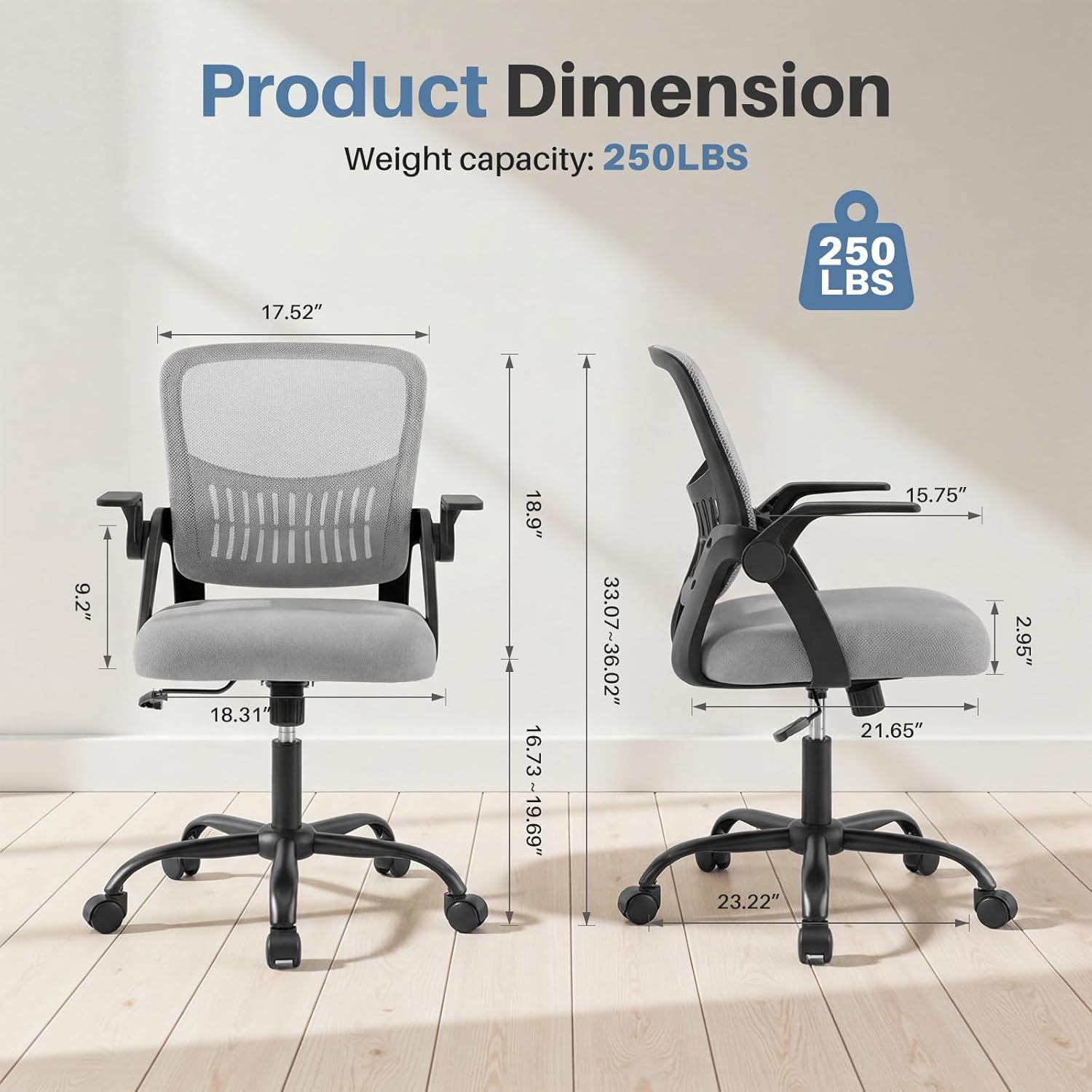 Ergonomic Office Desk Chair -  - Ergonomic Office Chair บทวิจารณ์และราคา