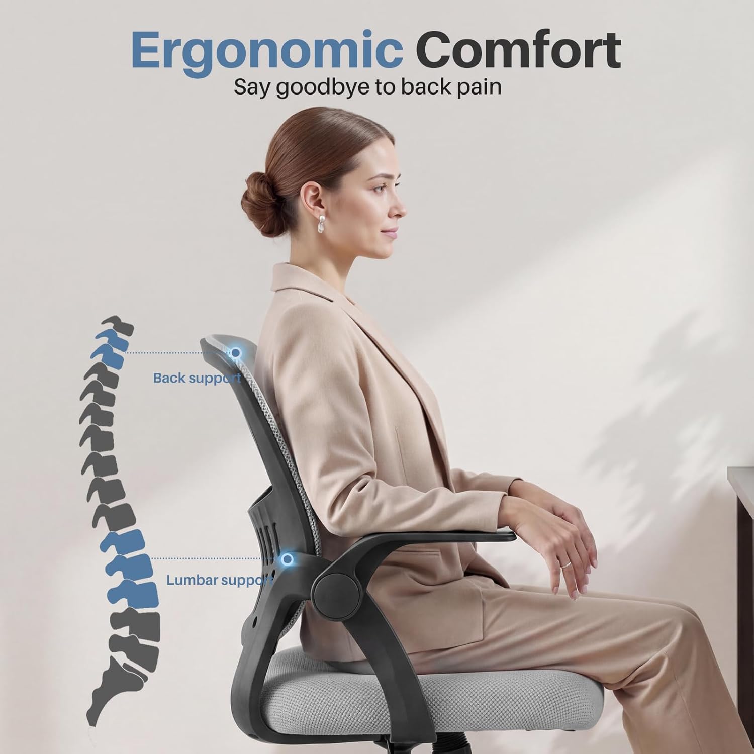 Ergonomic Office Desk Chair -  - Ergonomic Office Chair บทวิจารณ์และราคา