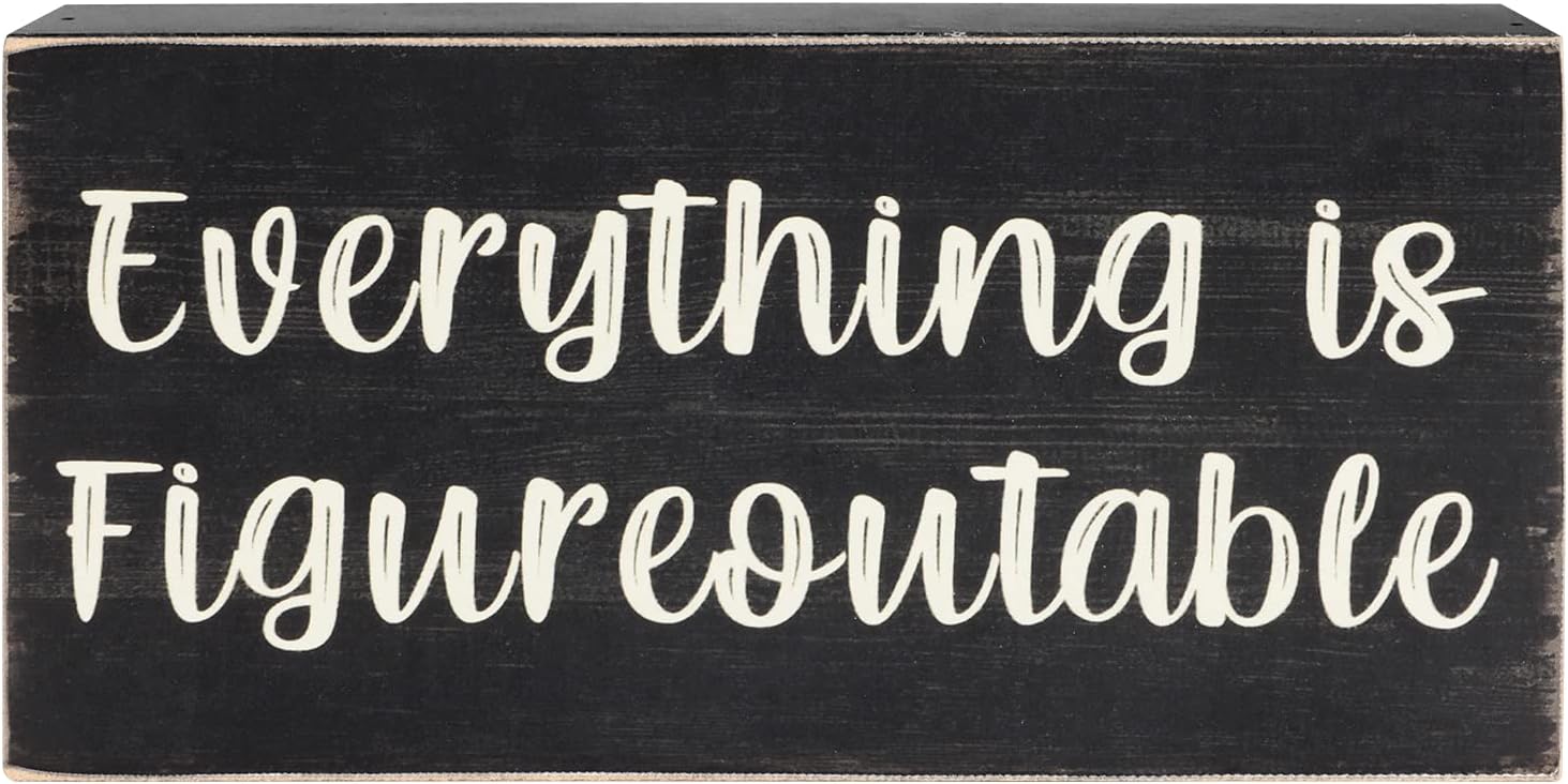 Farmhouse Wooden Box Sign Ever - Home Office Box บทวิจารณ์และราคา