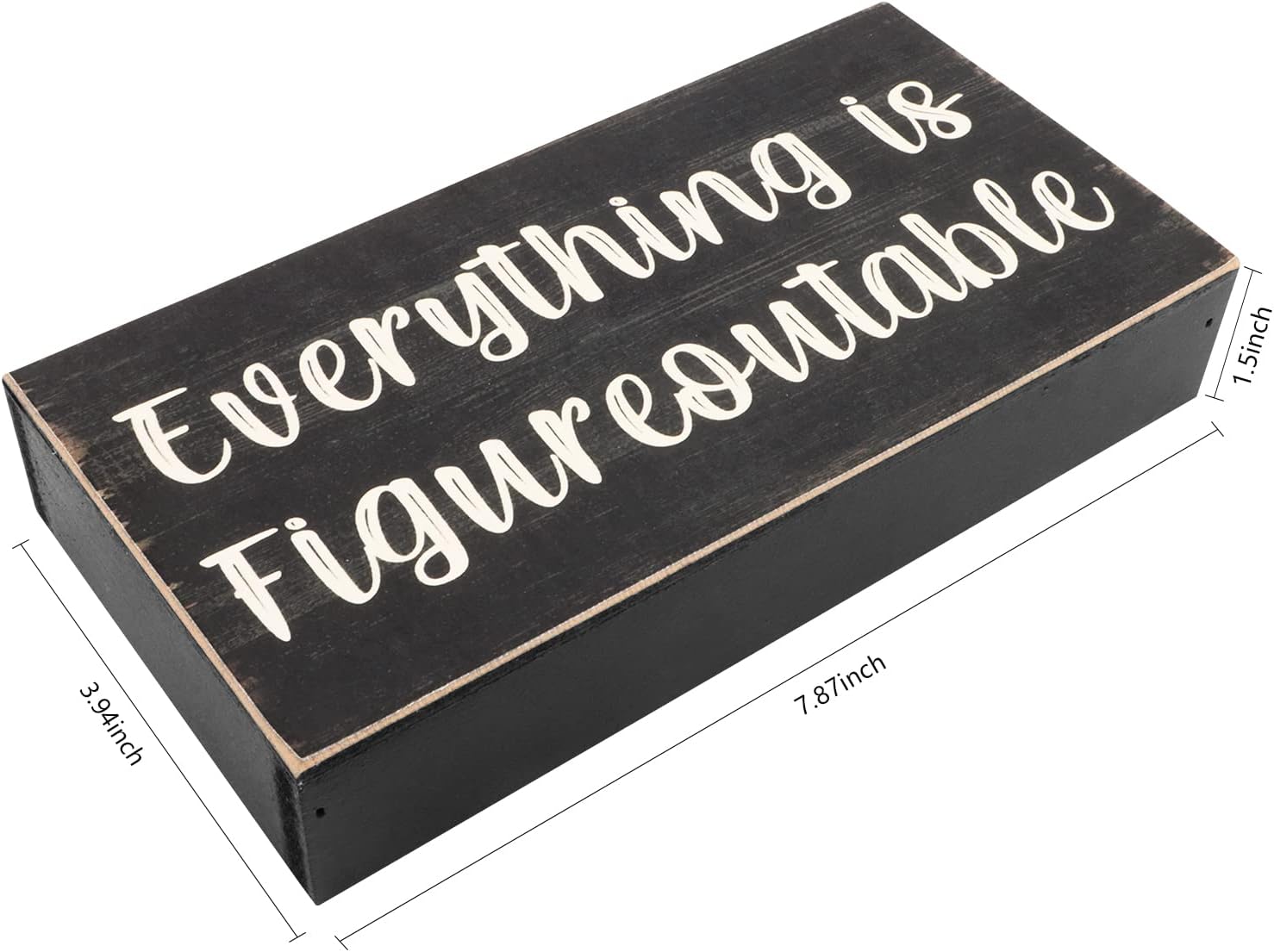 Farmhouse Wooden Box Sign Ever - Home Office Box บทวิจารณ์และราคา