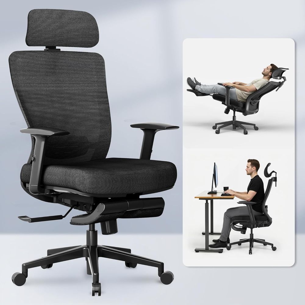 Ergonomic High Back Office Cha - Home Office Desk บทวิจารณ์และราคา